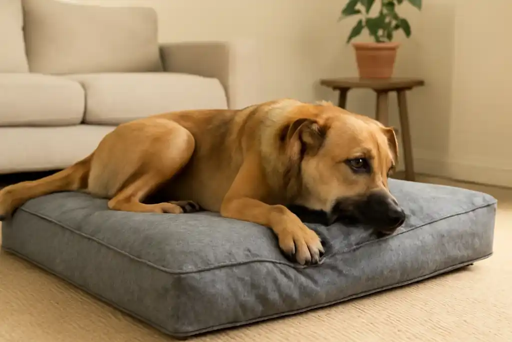 Photo related to chew resistant dog bed cover