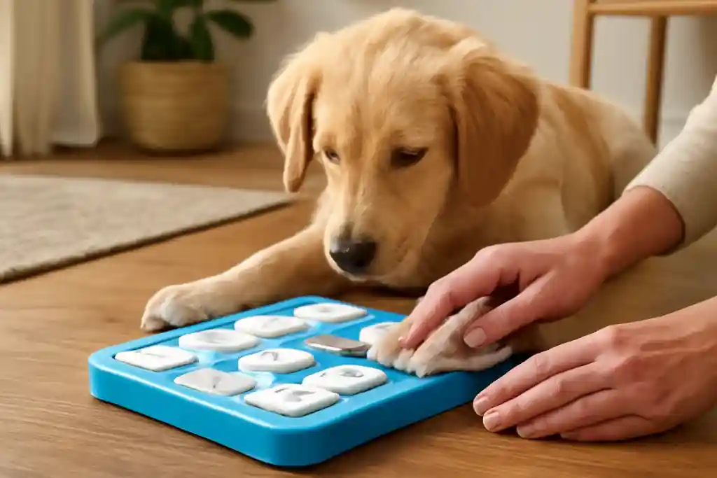 Photo related to how to clean dog puzzle toy