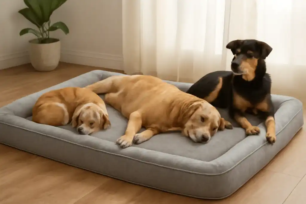 Photo related to dog bed sizing by sleep style